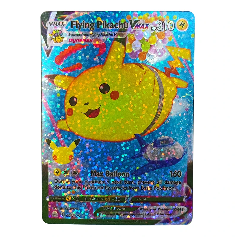 

PTCG Pokmon Card 25th Anniversary Celebrations Flying Pikachu XMAX Giant