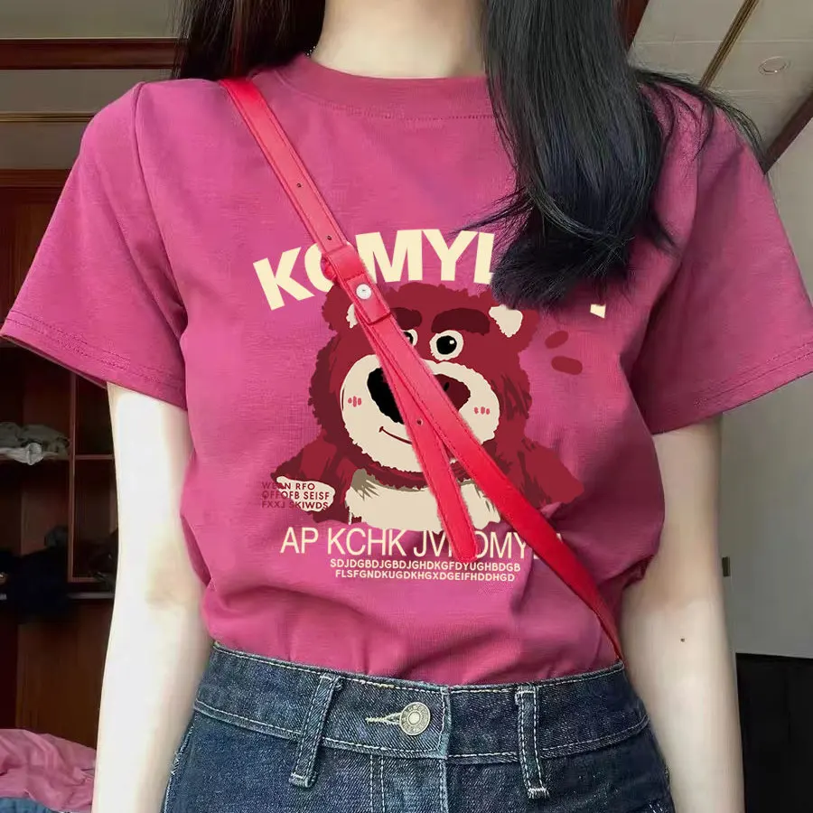 

Футболка женская с коротким рукавом и принтом дракона, 2023 хлопок