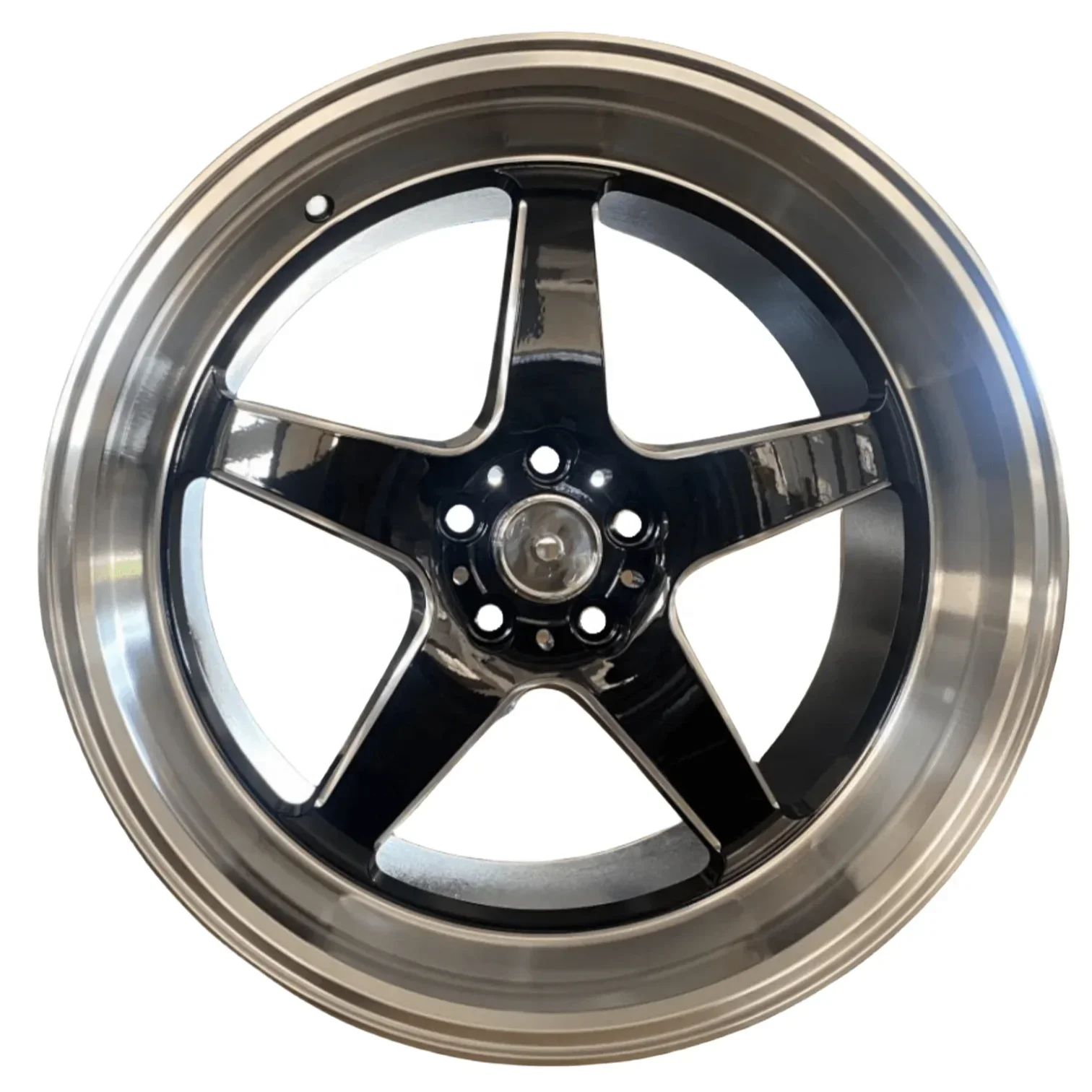 Легкосплавные колесные шины 5 отверстий 5X100 Черная машина Фрезерное окно 18x9 18x