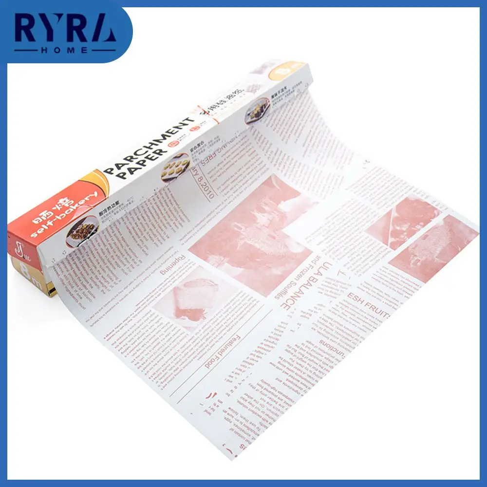 

8m Baking Mat High Quality Reusable Fast Food Bread Oilpaper Oil-proof New Baking Accessories Natural Materials Anti Stick