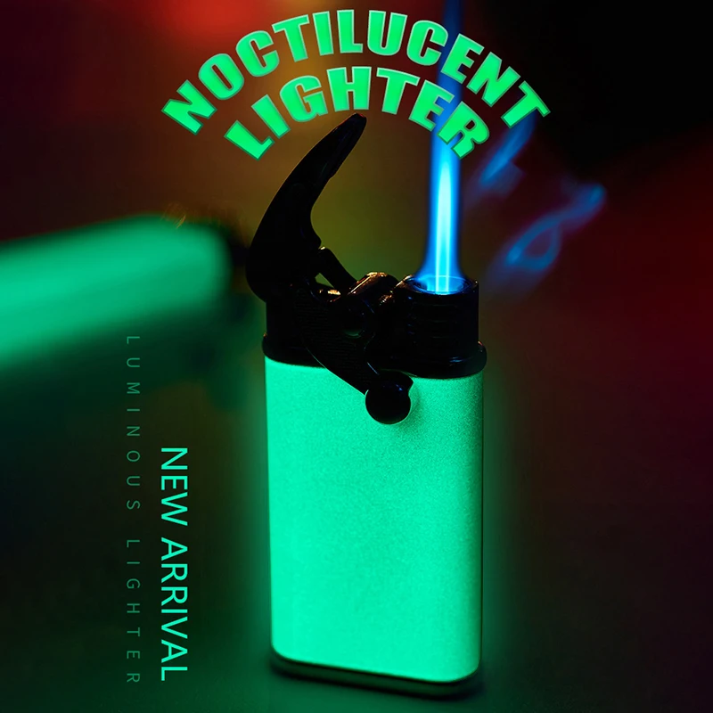 

Новинка 2022, регулируемые надувные ветрозащитные зажигалки, светящиеся аксессуары для курения, подарок для мужчин