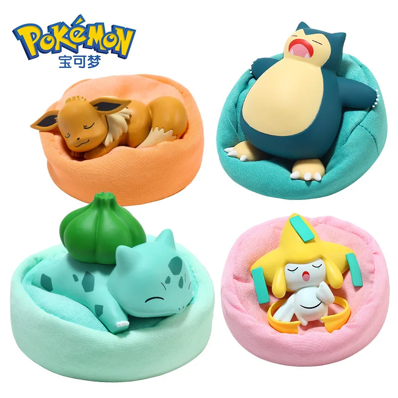 

Фигурки покемонов, 6 стилей, Пикачу, джирачи, Eevee Komala, семейная экшн-фигурка со спящей звездной мечтой, мультяшный подарок на день рождения