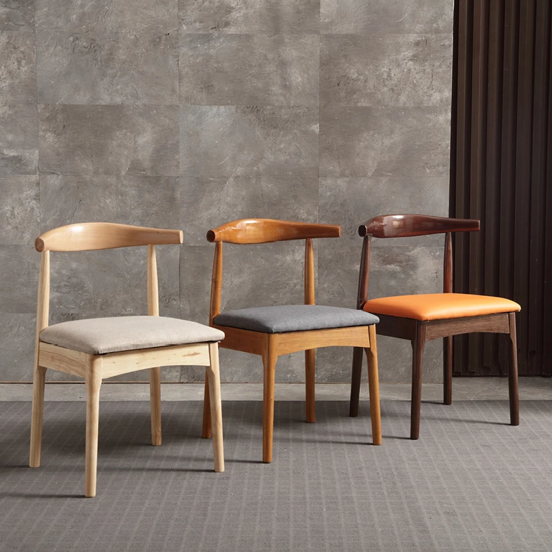 

Кожаные деревянные обеденные стулья, современный минималистичный стол в скандинавском стиле, стул для отдыха, для спальни, мероприятия, спинка для патио, серебристый обеденный стол, мебель