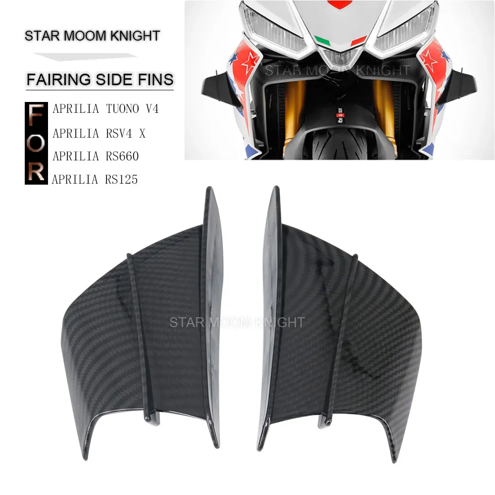 

Motorcycle Winglet Aerodynamic Wing Kit SpoilerFor Aprilia RSV4 X Tuono V4 660 Factory RS660 tuareg 660 RS50 RS125 RS250 rs 250