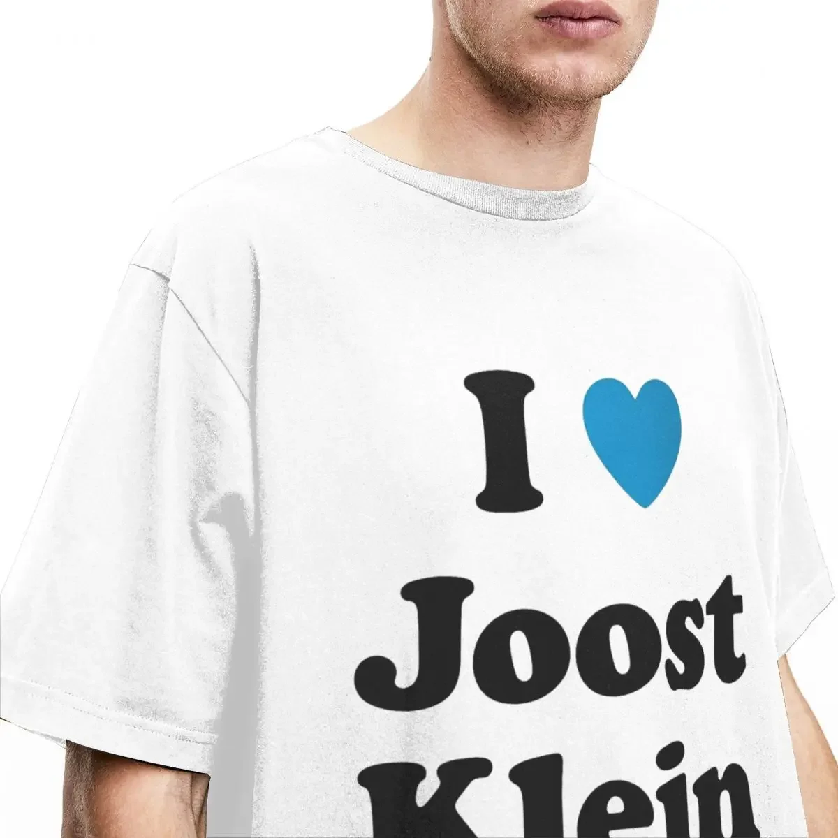 Футболка Мужская/Женская хлопковая с логотипом I Love Joost