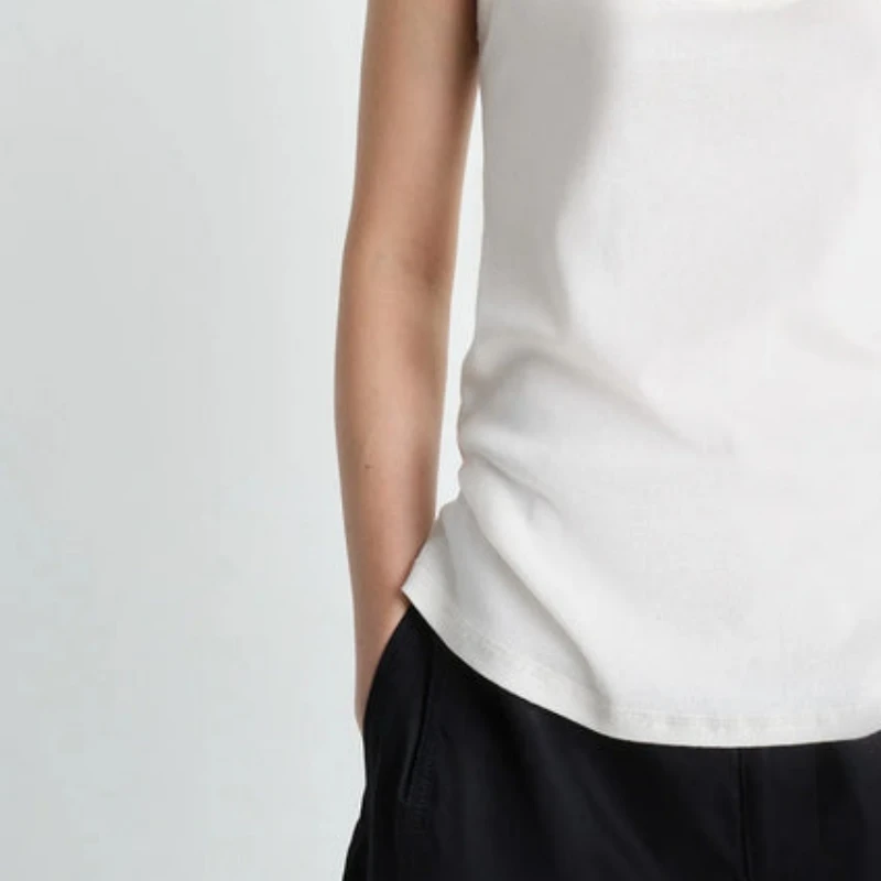 Роскошный брендовый дизайн Lemair повседневная модная женская майка тонкий