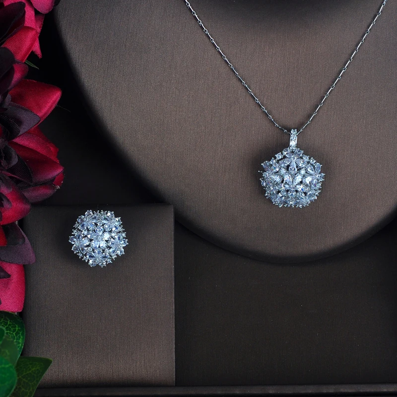 

Модный новый дизайн, высшее качество, полный кубический цирконий AAA, ювелирные наборы, набор сережек, свадебные аксессуары, подарки, оптовая ...