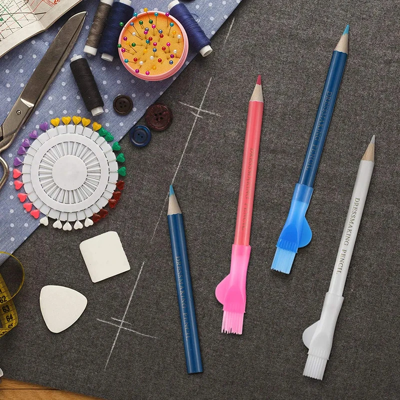 3 шт. тканевые карандаши для шитья водорастворимый карандаш меловая кисть Кепка