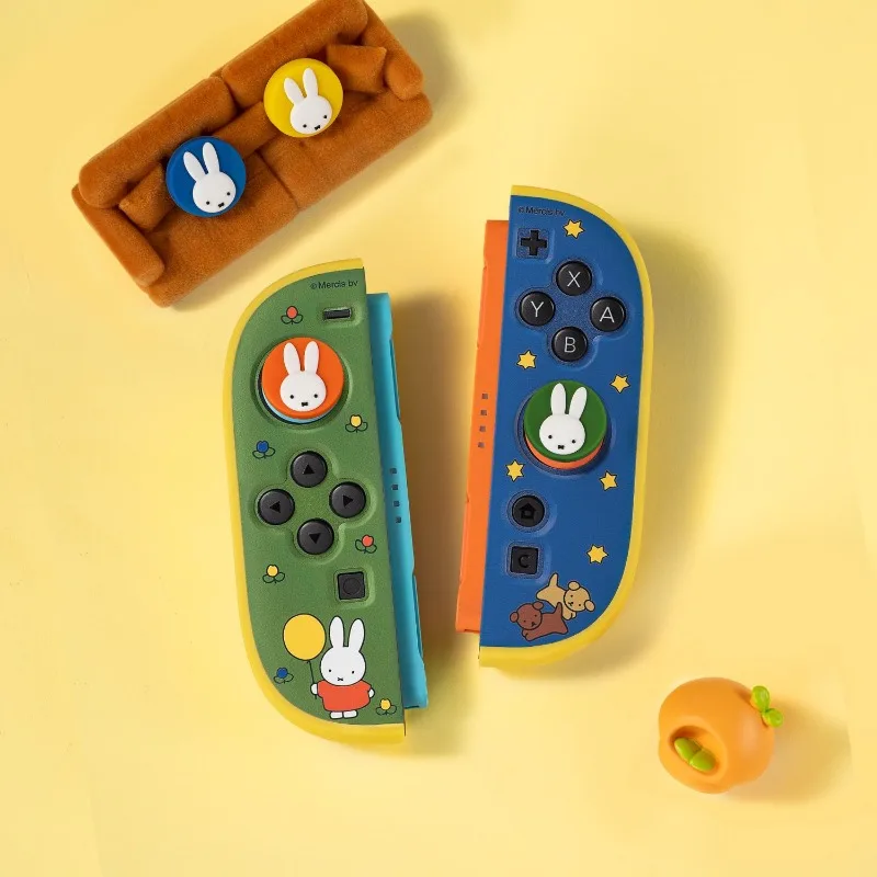 Милый чехол Miffy для Nintendo Switch OLED, жесткий защитный чехол для контроллера, милый корпус с персонажем из игры, очаровательный дизайн. (art.: 3920dcde28ef9) - 3920dcde28ef9