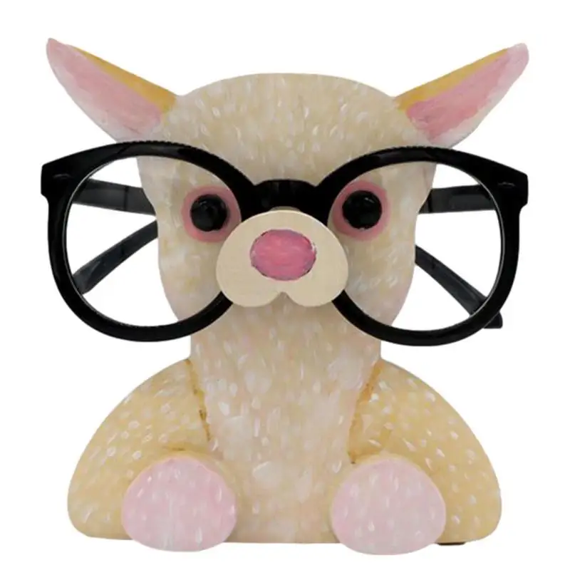 

Wood Eyeglasses Holder Animal Design Eyeglass Retainers Cute Sunglasses Display Stand Nightstand Home Office Desk Decor