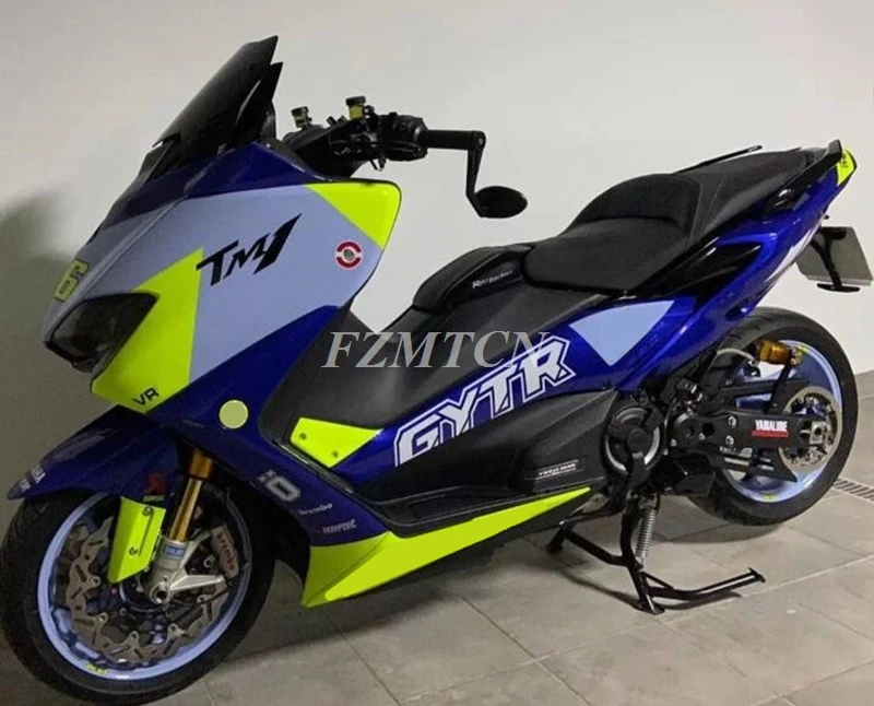 

Injection Mold New ABS Whole Fairings Kit Fit for YAMAHA Tmax 530 2017 2018 17 18 Bodywork Set Custom Free Green