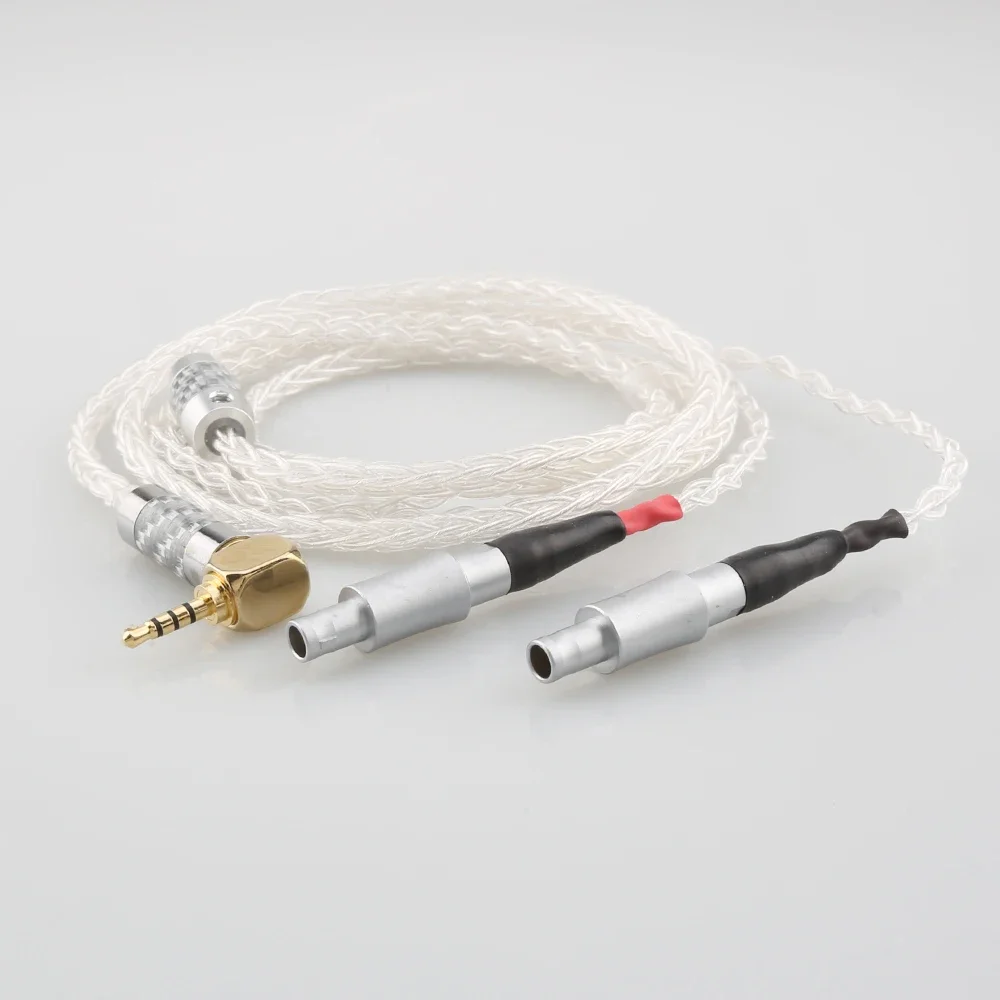 Фото Кабель для наушников Audiocrast 99% чистого серебра для Sennheiser HD800 HD800s HD820s HD820 Enigma Acoustics Dharma D1000 №3