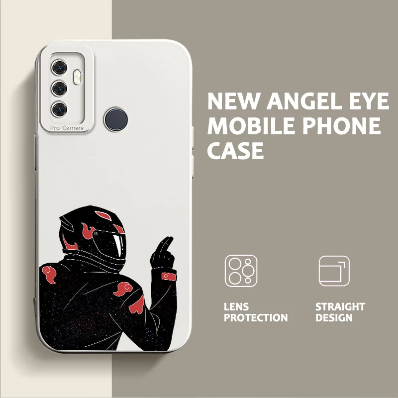 

Angel Eyes Soft Phone Case for OPPO A53 2020 A11s A33 A32 A53 A53s A54 A55 4G A59 A12 A7 A71 A72 A73 5G Locomotive Back Cover