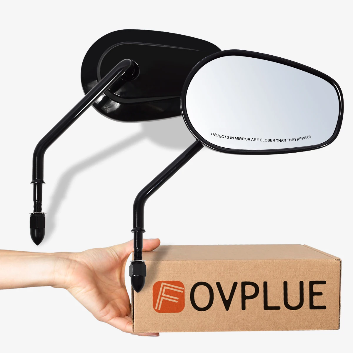 

Черные зеркала заднего вида для Harley 1982-2025 Touring Road Glide Electra Glide Road King Street Glide Sportster Dyna Softail