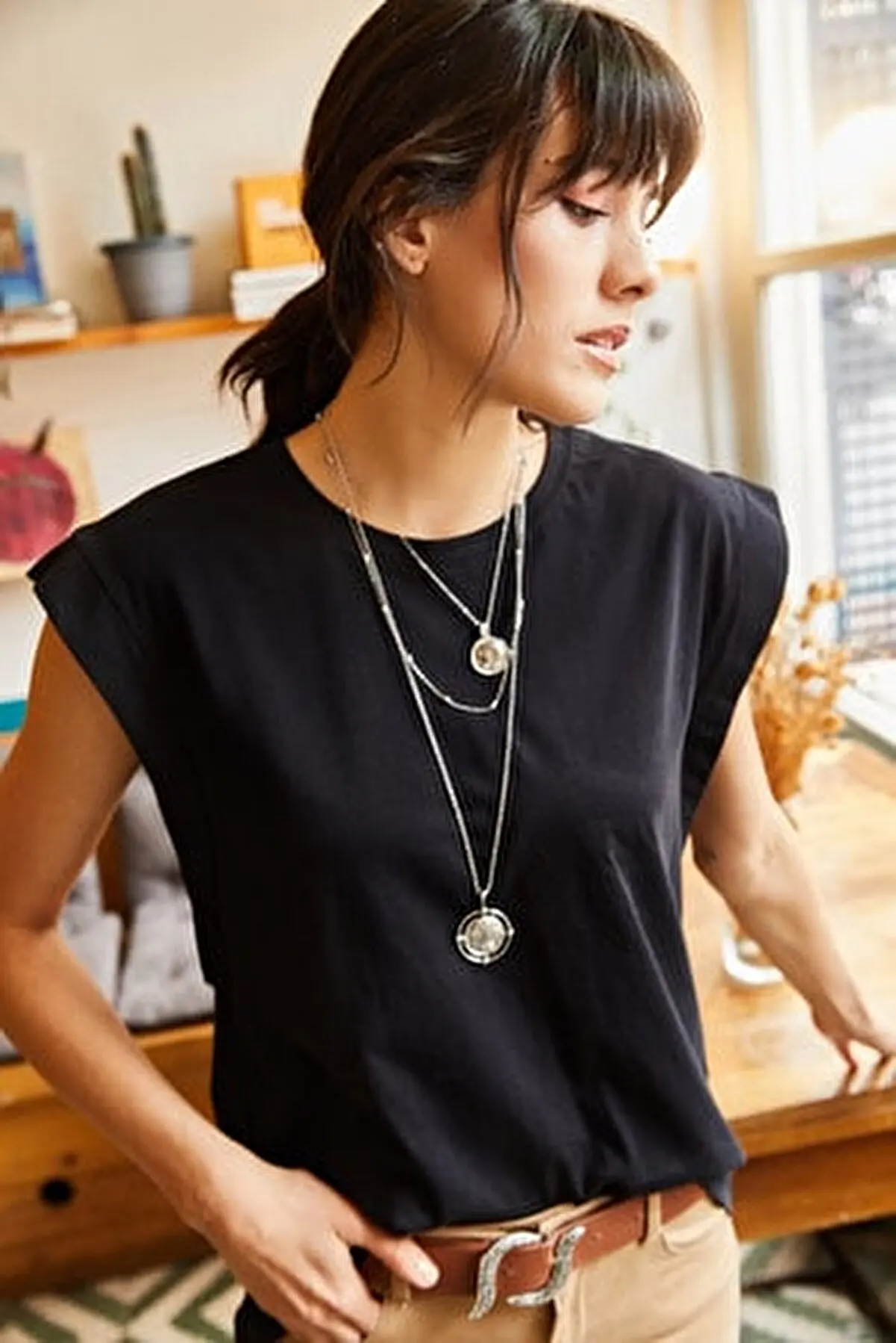 

Женская черная блузка в виде подмышек, топ, женские рубашки, летняя футболка, женская летняя футболка 39761175