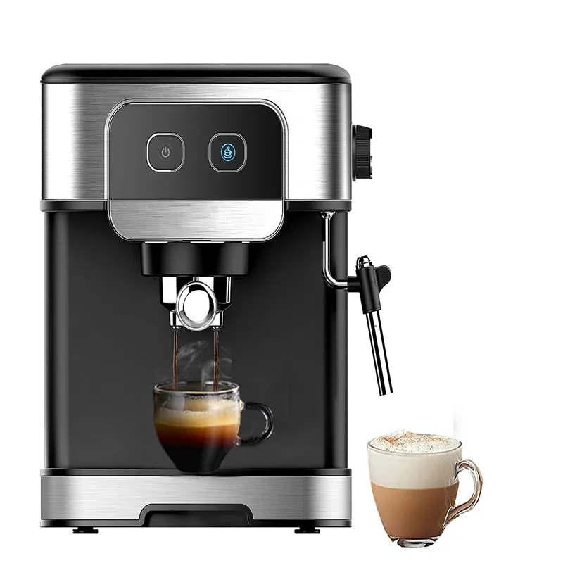 

CM6868 Coffee Maker 20 Bar Italian Espresso Machine With Milk Frother Wand for Espresso, Cappuccino, Latte and Mocha 1450W 1.8L
