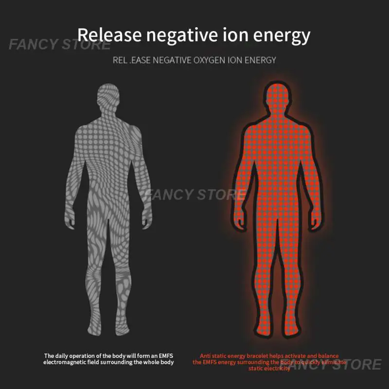 Антистатический Силиконовый браслет с орнаментом 1-4 шт.