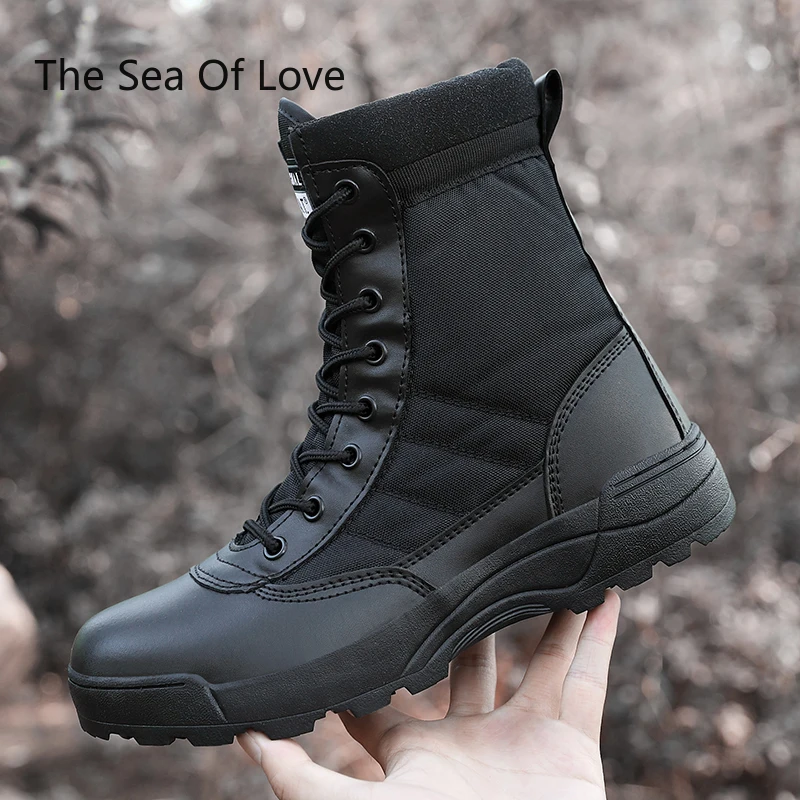 Мужские и женские тактические ботинки армейские военные ботильоны для пустыни