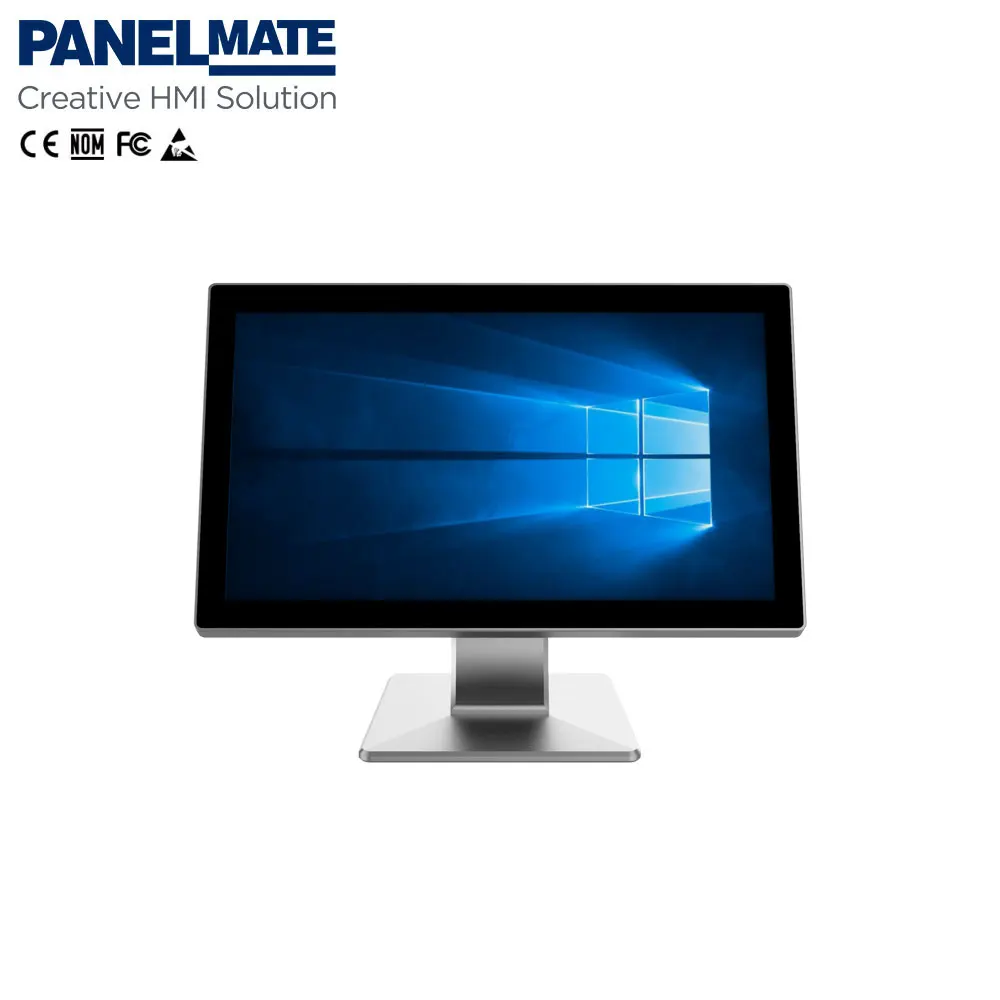Фото 21,5-дюймовый Full HD Codesys промышленный панель HMI ПК безвентиляторная панель ПК резистивный экран №2