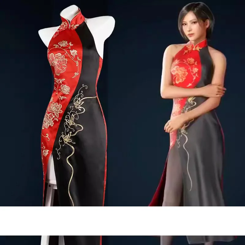 Женский и мужской костюм для косплея аниме Adaa Wongg пикантный Чонсам