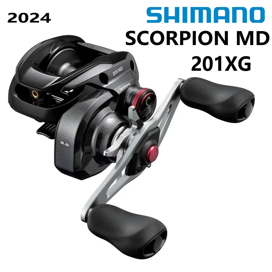 НОВИНКА 2024 оригинальная катушка SHIMANO SCORPION MD 200XG 201XG левая или правая рыболовная с