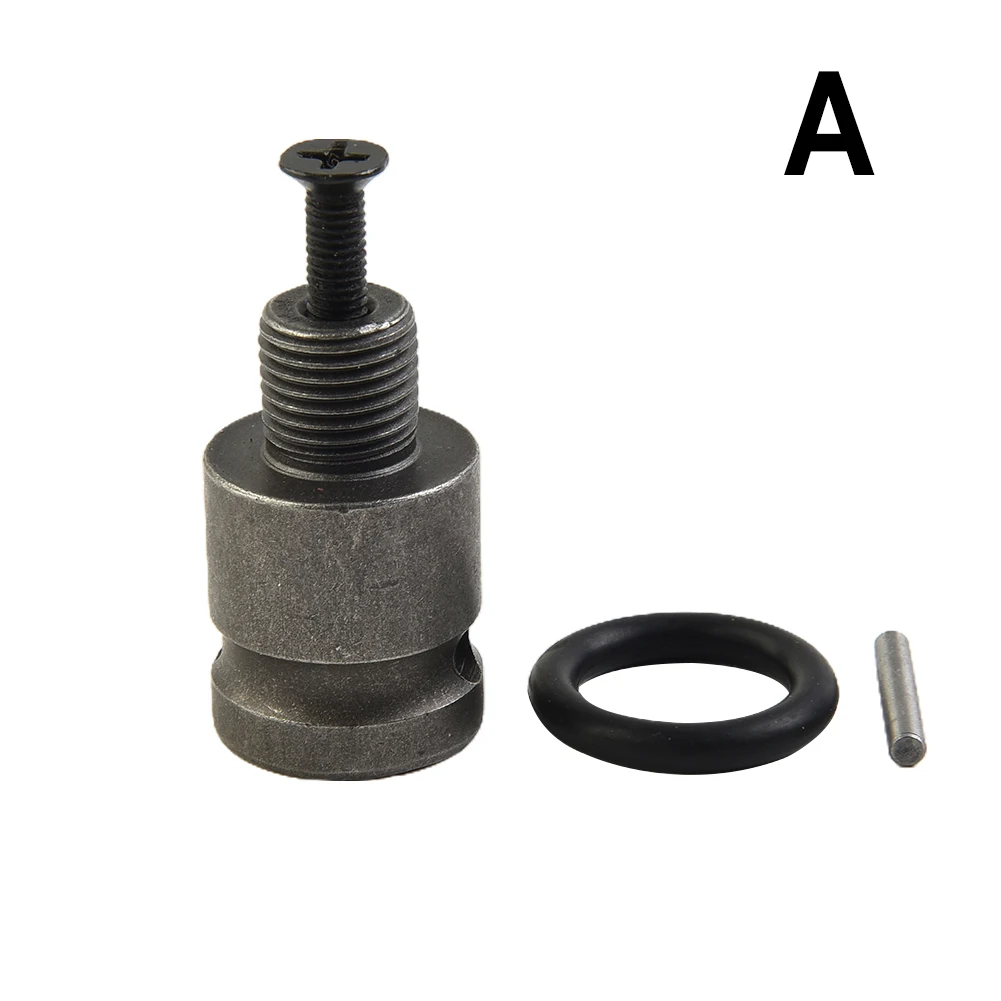 Quality Drill Chuck Adaptor With Screw Adapter Kit Set Equipment Gray High Strength W/aprons&bolts Alloy Steel
