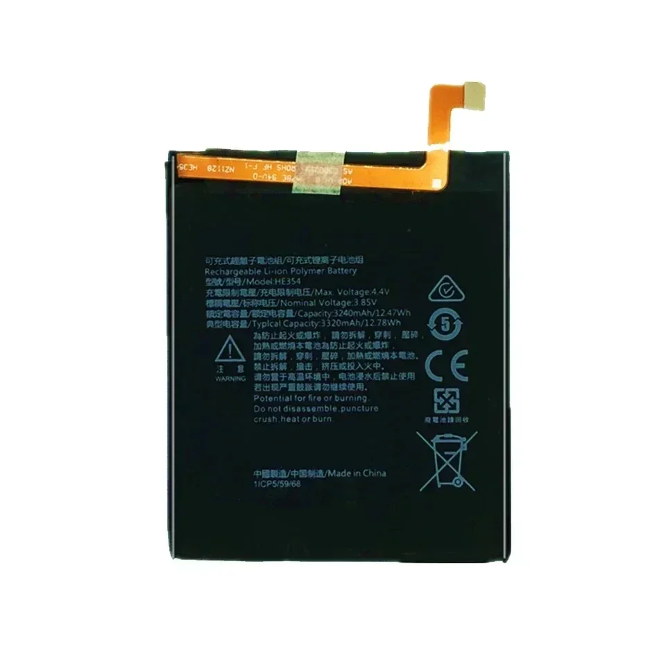 Аккумулятор 3320 мАч HE354 для Nokia 9 Nokia9 PureView TA-1082 TA-1087 HE 354 TA 1082 1087 аккумулятор +