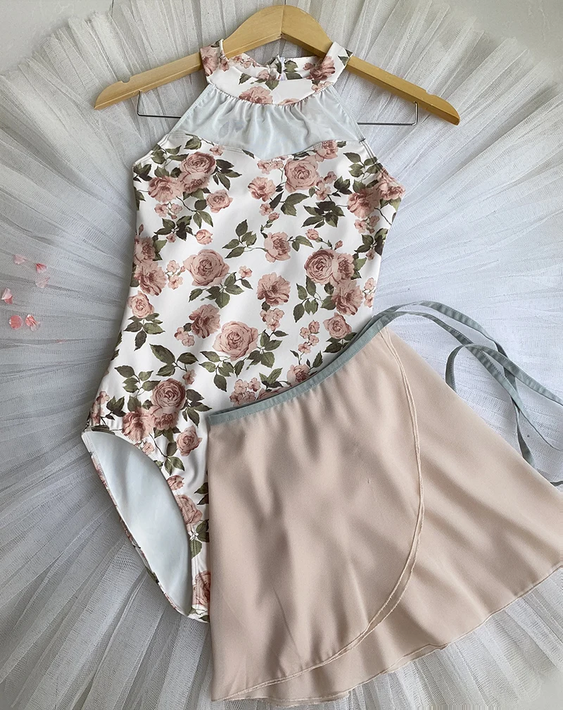 

Adult Professional Ballet Leotard 2022 New Senior Halter Practice Ballet Dancing Clothes Women Dance Team Gymnastics Coverall
