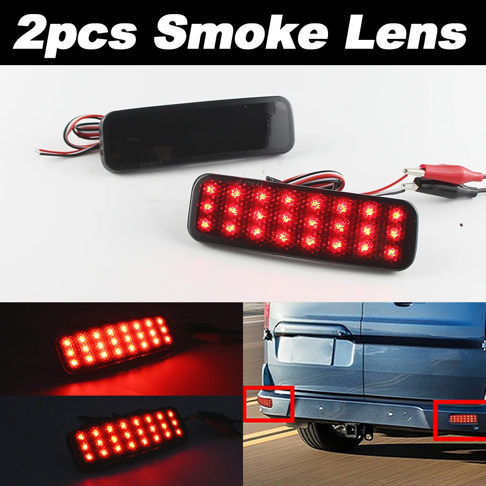 

2x светодиодный отражатель заднего бампера стоп-сигнал для Ford Transit Custom Connect TOURNEO 13-up 1778456 , 1778457 ,BK21515C0AA,BK21515B0AA