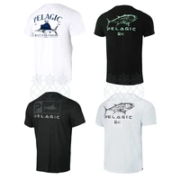 pelagic fishing shirts short sleeve men clothes performance upf50 sun protection shirt breathable outdoor sport fishing clothing