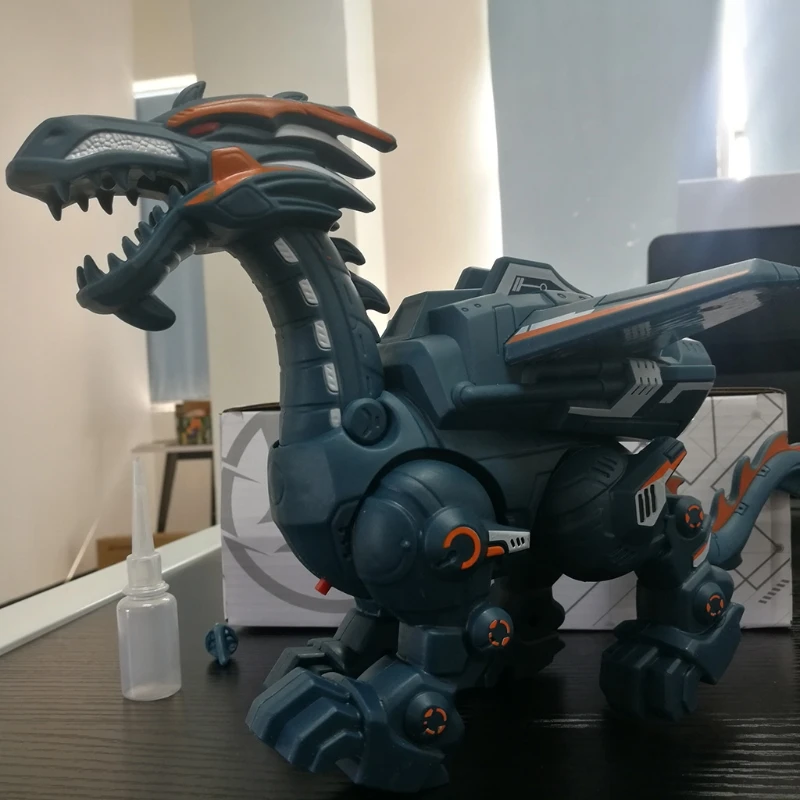 

with Light Sound Dinosaurio Juguete Robot Cartoon Electronic Walking Animal Toy
