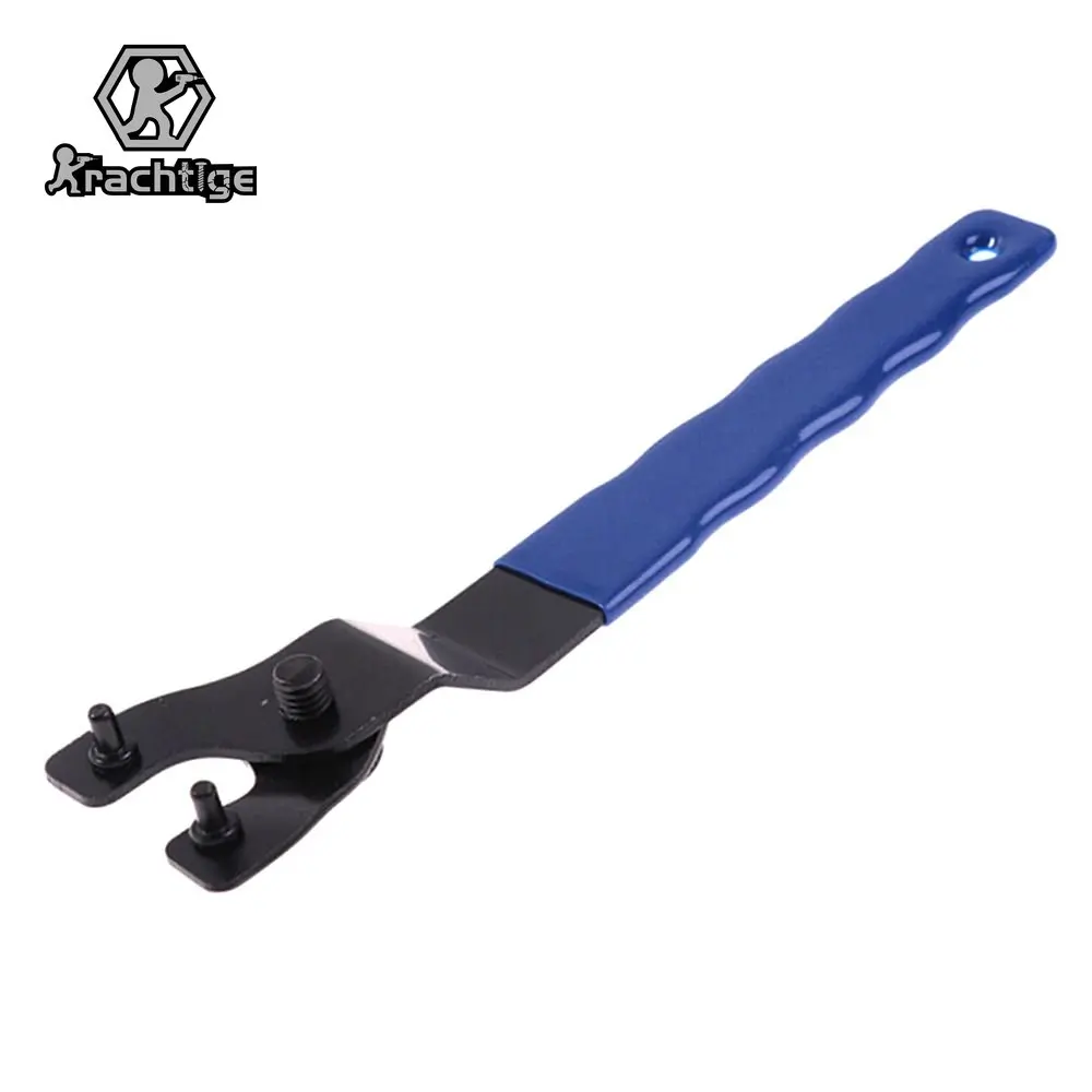 

Adjustable Angle 8-50mm Grinder Key Pin Spanner Plastic Handle Pin Wrench Spanner Home Wrenches Repair Tool