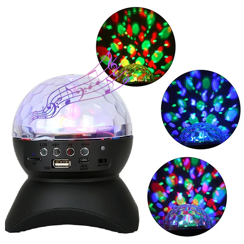 

RGB Disco Light Dj Luces Discoteca Lamp Birthday Party Lights Decorations Ball Projector Christmas Stage Lampen Club Lighting