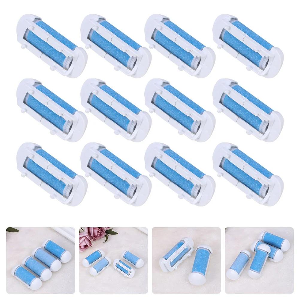 

12pcs Extra Coarse Replacement Roller Refill Heads for Electronic Foot File