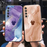 disney mickey mouse marble phone case for huawei p smart z 2019 2021 p20 p20 lite pro p30 lite pro p40 p40 lite 5g