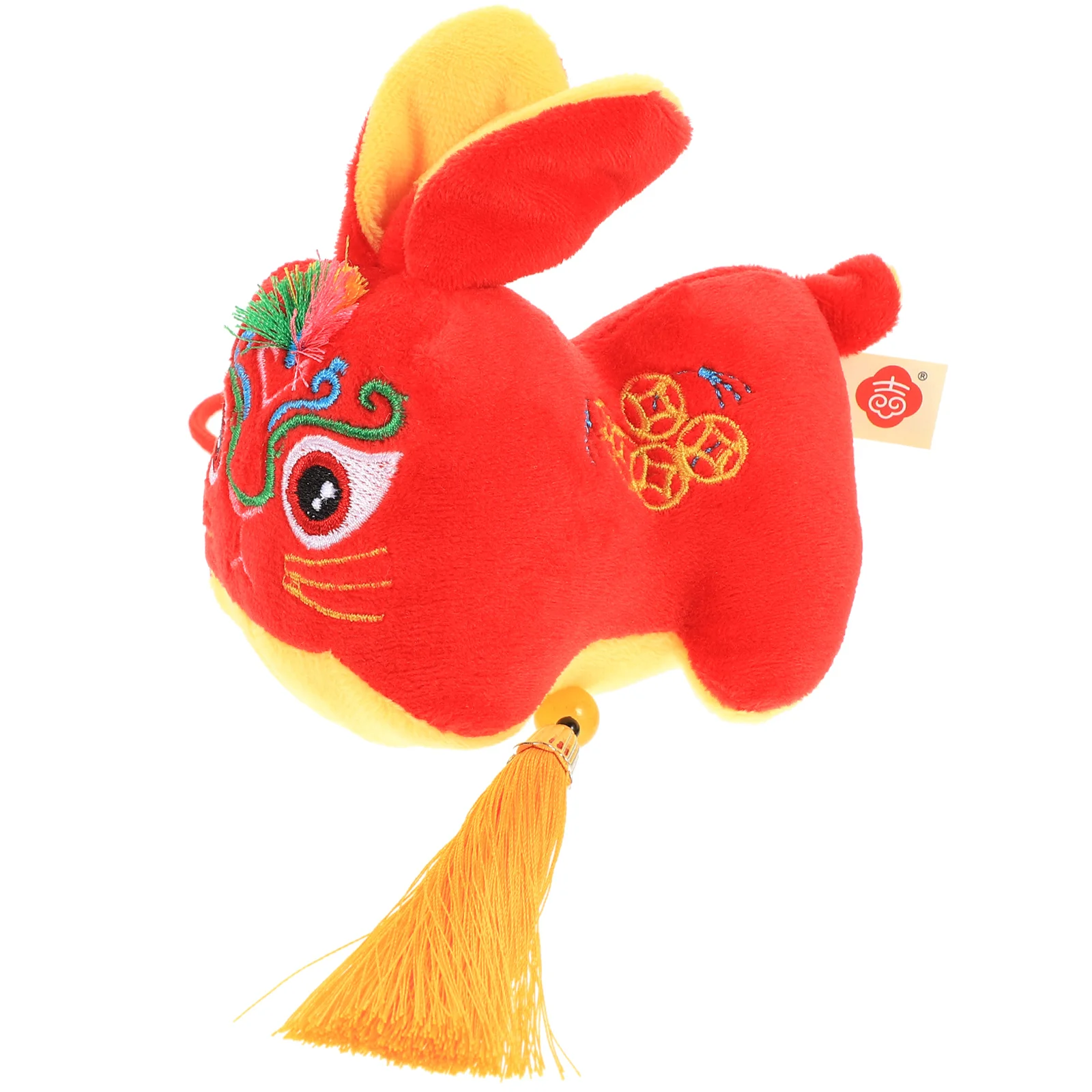 

Stuffed Rabbit Mascot Hanging Zodiac Bunny New Year Ornament