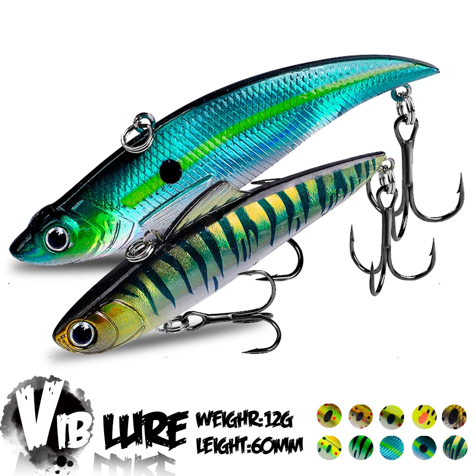 

Приманка для рыбалки 1 шт., Искусственный воблер, Тонущая Вибрирующая приманка, твердая приманка для зимней подледной рыбалки, 12 г/14 г/19,5 г/22,5 ...