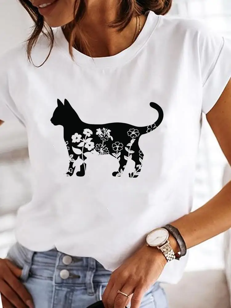 

Футболка женская летняя с коротким рукавом и принтом, в стиле 90-х