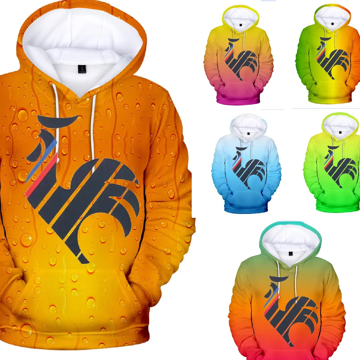 

3D Green Grinch Men Women Hoodies Hooded Casual Streetwear Long Sleeves Sweatshirts Boys Girls AutumnTops Coats