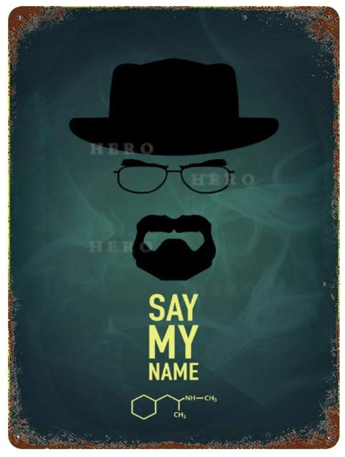 

Breaking Bad Poster Vintage Tin Sign Art Iron Painting Rusty Poster Decoration Aluminum plaque
