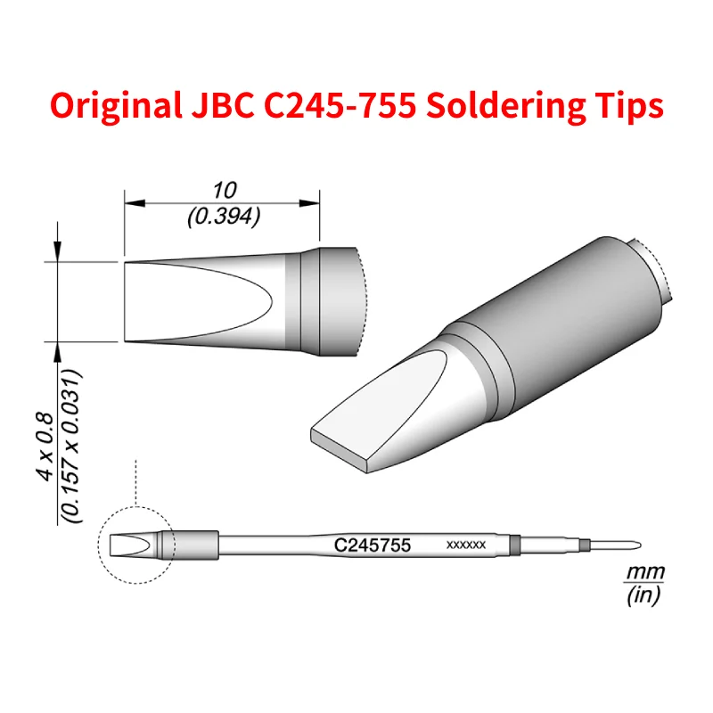 

Сварочные наконечники JBC C245 серия