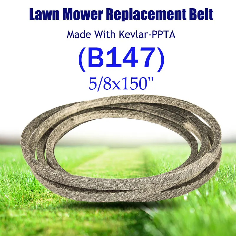 

V-belt for Lawn Mower for B/ad Boy 041-1470-00 Para Aramid Fiber (Kevlar) FOR J/ohn Deere TCU21054 TCU16092 B147(5/8"x150")