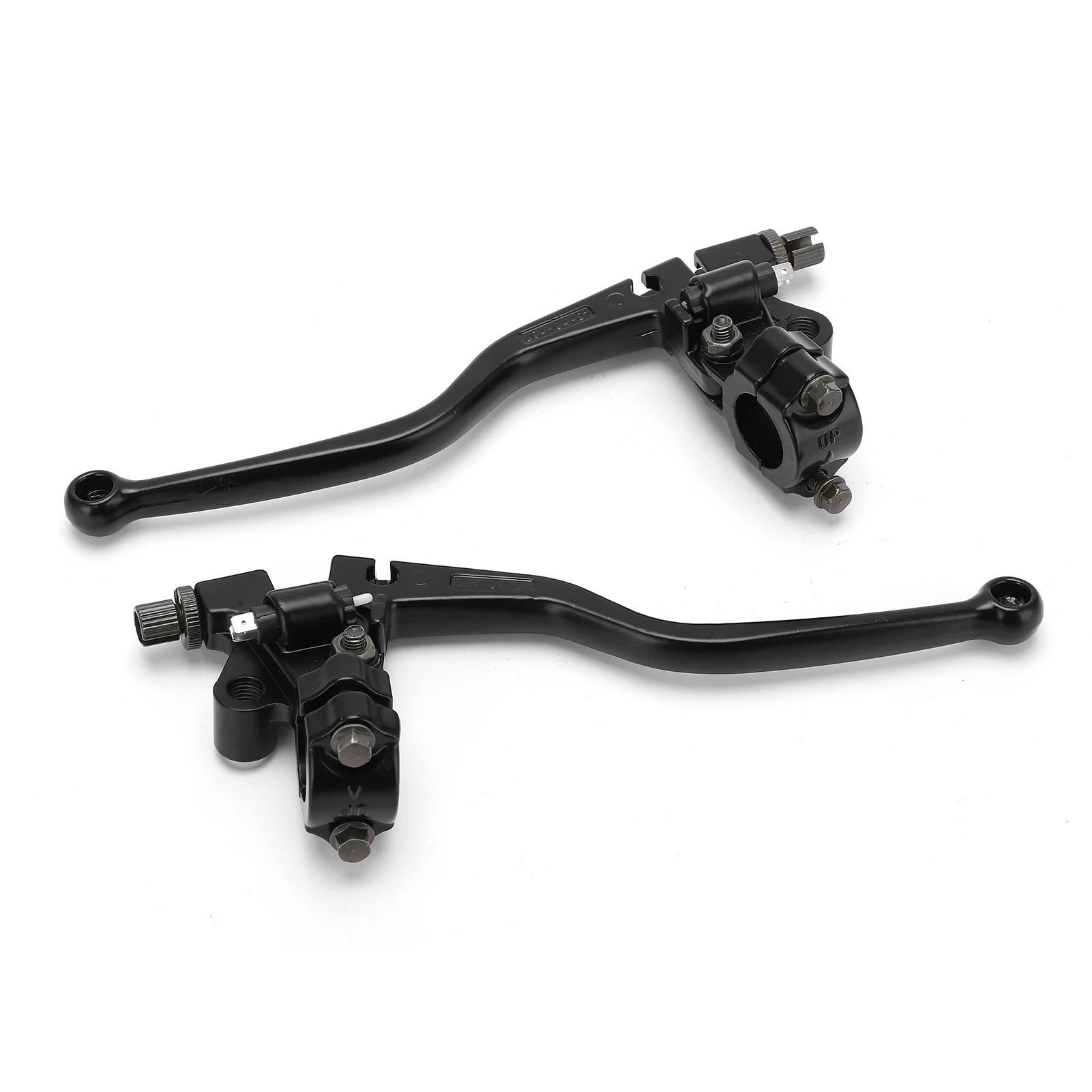 

2pcs 22mm Motorcycle Handlebar Brake Clutch Lever Aluminium Alloy Replacement for CG 125