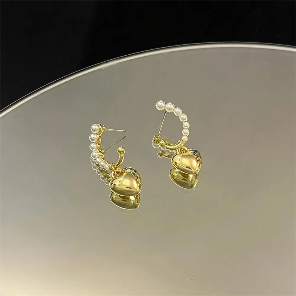 

1 Pair Women Earrings Stylish Non-fading Temperament for Dating Drop Earrings Stud Earrings