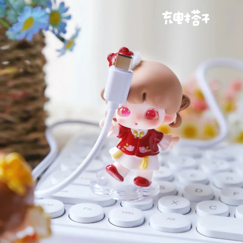 Фото Новые мини-фигурки Yooie Blind Box: серия «Четыре сезона», милые коллекционные трендовые настольные украшения, куклы-орнаменты, подарок для девочек №2