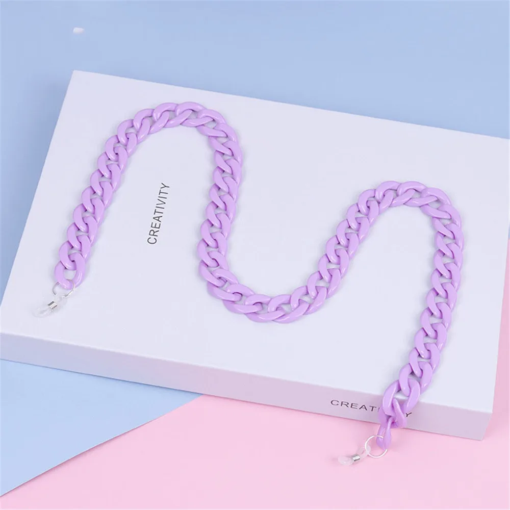 Acrylic Glasses Chain Women Designer Sunglasses Strap Hang Spectacle Cord Holder Anti-skid Reading Glasses Lanyards Neck Strap images - 6