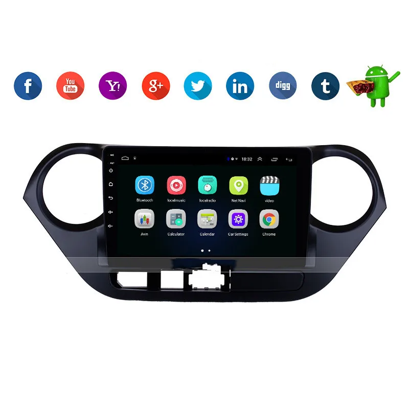 Подходит для Hyundai I10 Android навигация MP5 плеер реверсивное изображение автомобиля