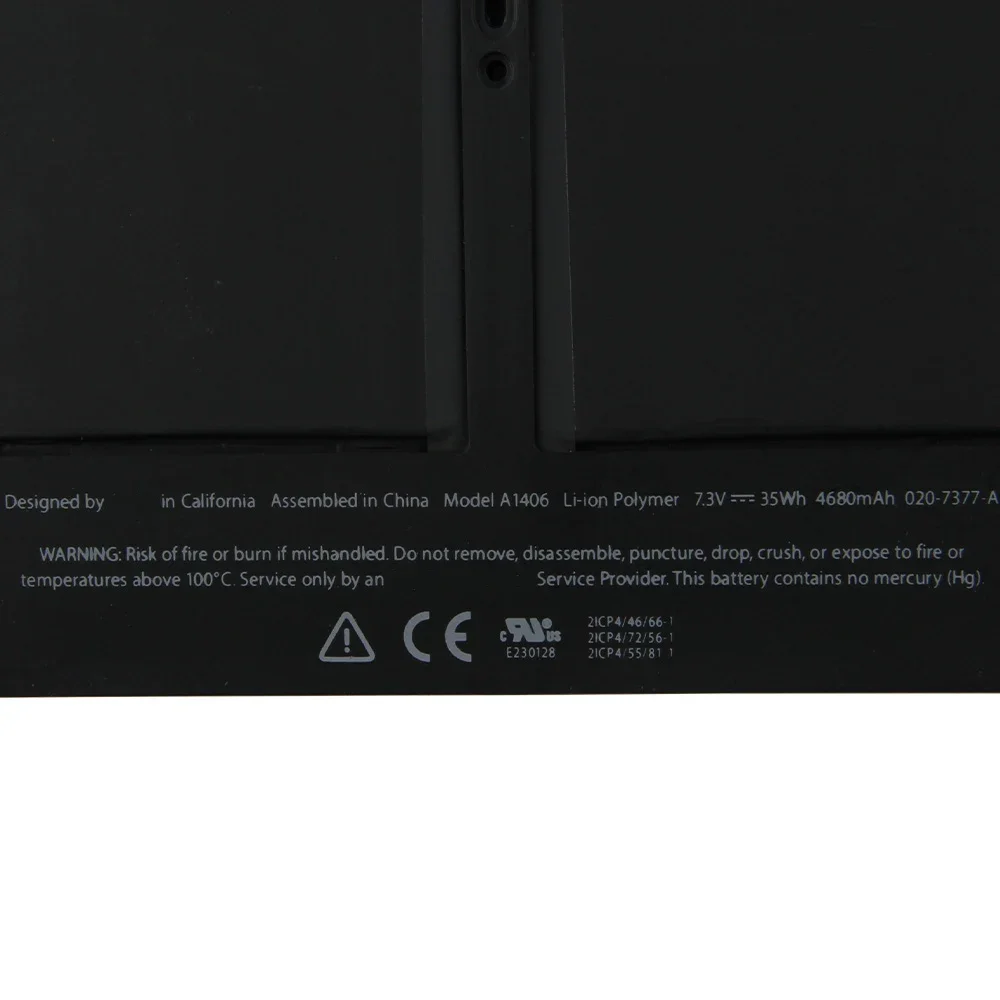 Мощная сменная батарея A1406 A1375 для Macbook Air 11 дюймов A1370 A1465 A1495 новые перезаряжаемые