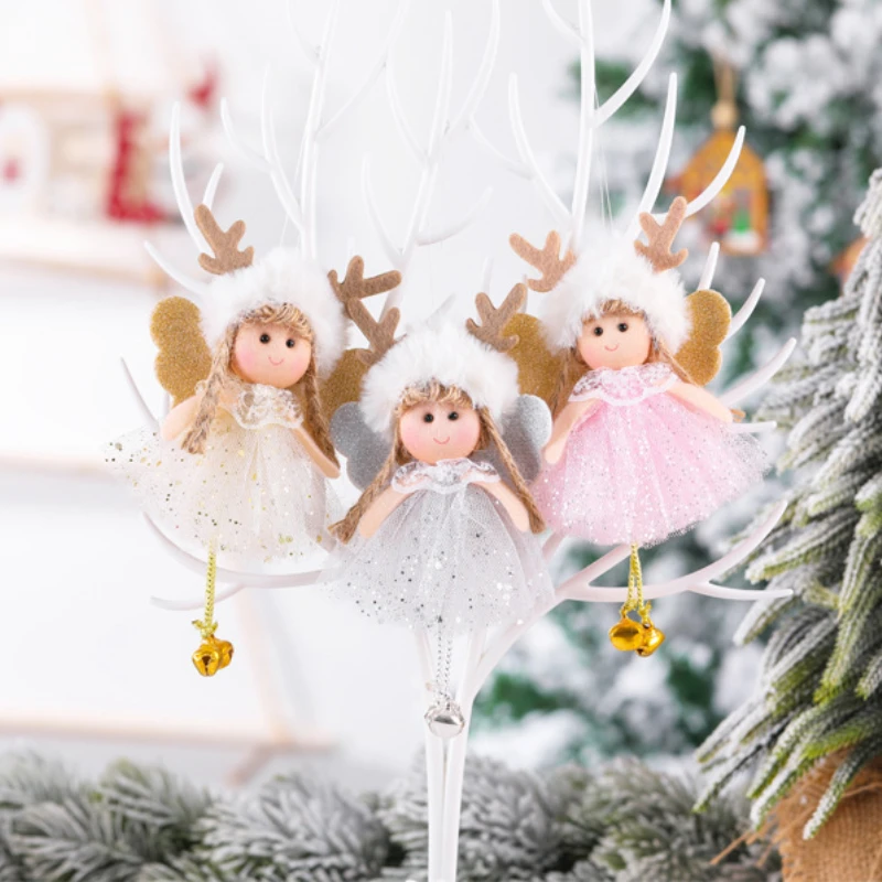 

2023 подвеска в виде Рождественского Ангела, украшение для рождественской елки, новогодние и рождественские подарки, рождественские украшен...