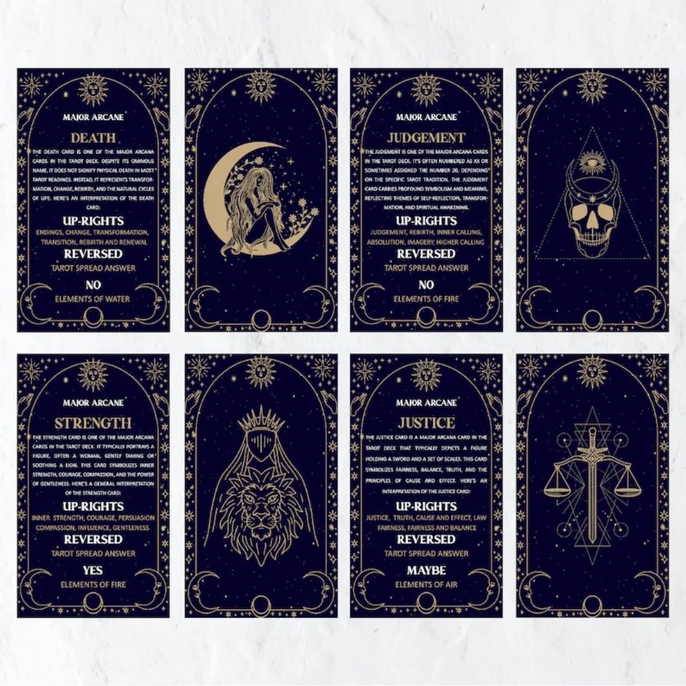 Карты для смыслов Таро 78 шт. 10 3*6 см эскизы традиционные изображения и другие